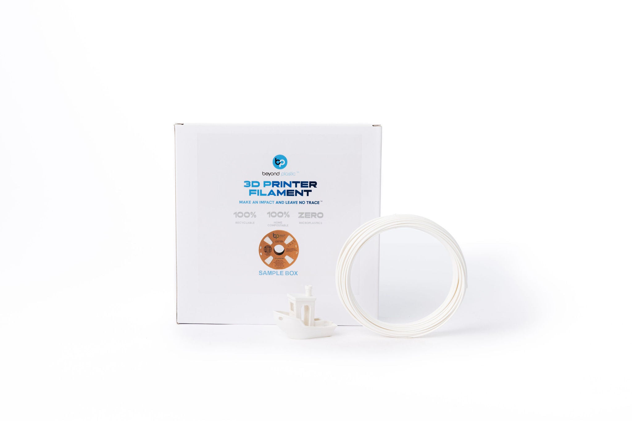 Sample PHA 3D Printer Filament, FlexPHA™ Three Colors