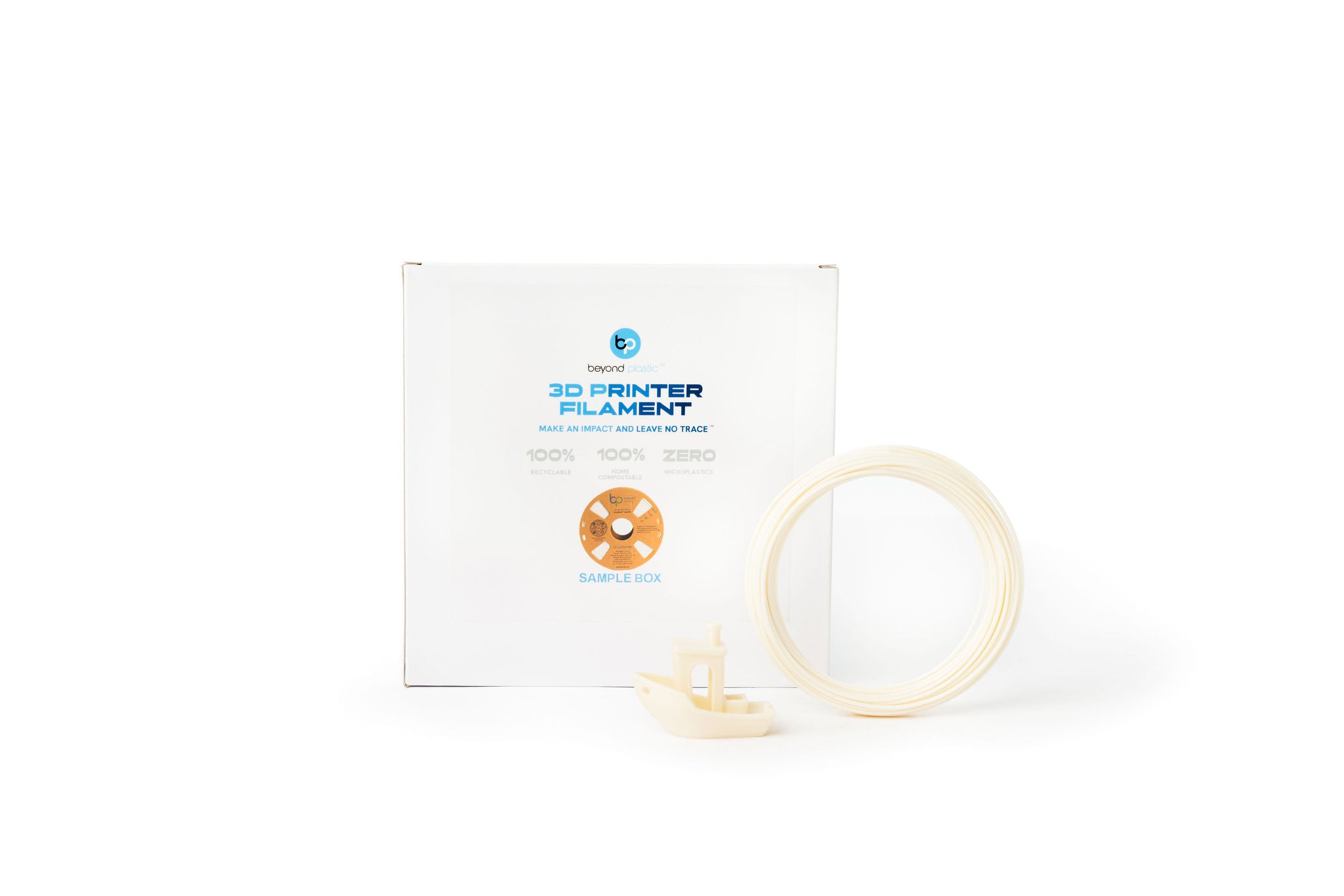 Sample PHA 3D Printer Filament, Two Colors