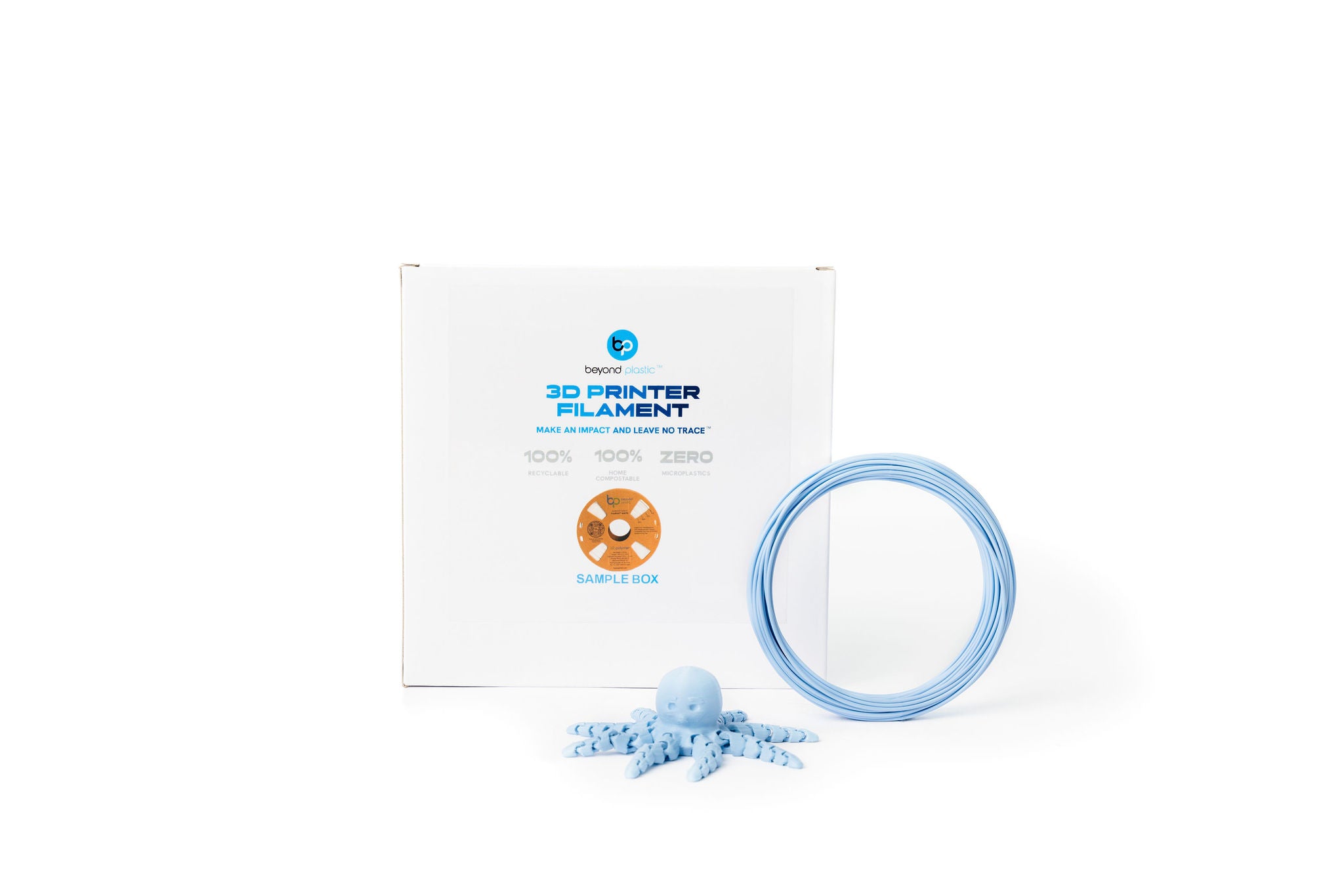 Sample PHA 3D Printer Filament, Two Colors