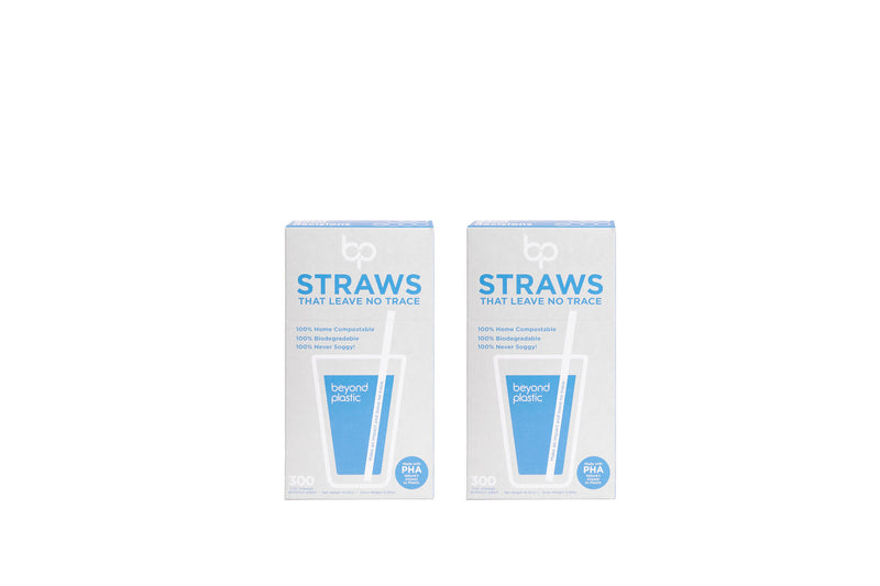 Compostable and Biodegradable Unwrapped PHA Straws – Beyond Plastic